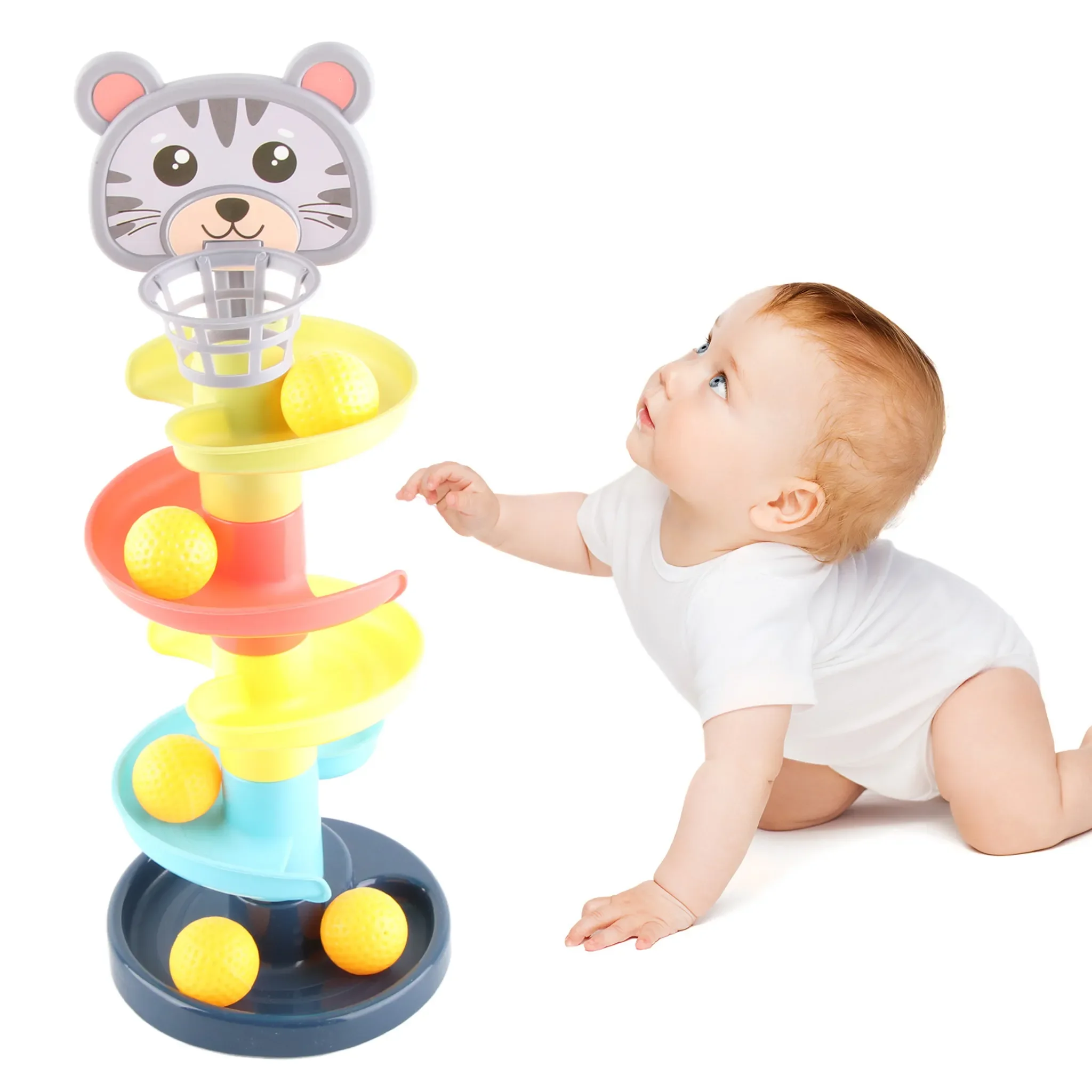 Kugelturm Spielzeug – Pädagogischer Ballturm für Kinder